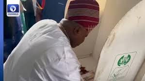 OsunDecides2026: Gov Adeleke Casts Vote at His Polling Unit